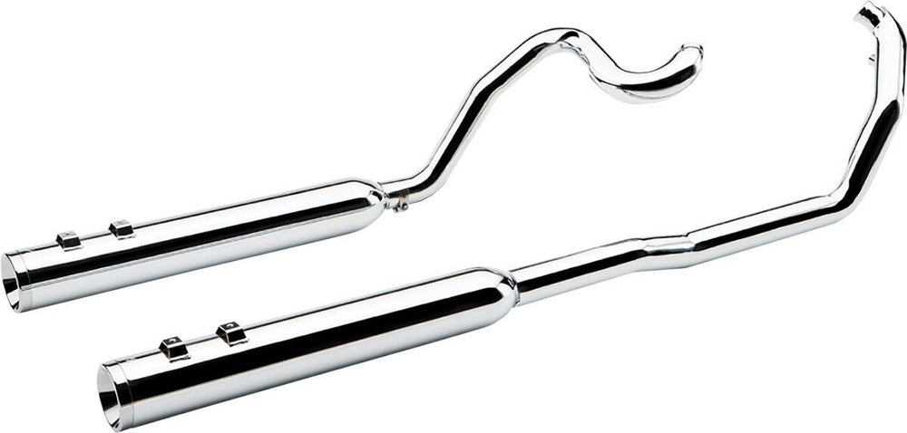 Cobra True Dual Header Pipes For Harley Davidson FLHR 1340 1995-1998 - Chrome