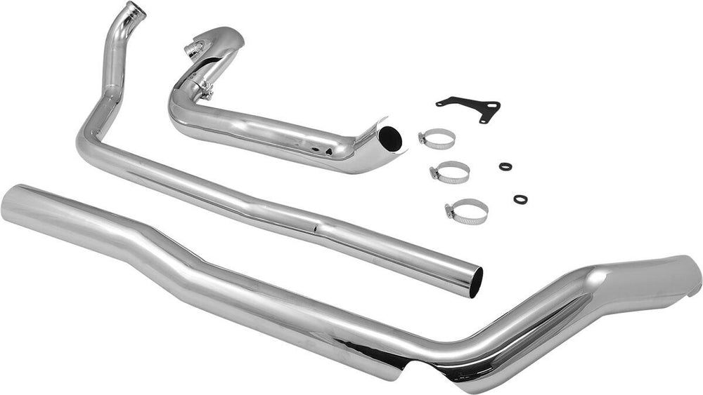 Cobra True Dual Header Pipes For Harley Davidson FLHR 1340 1995-1998 - Chrome