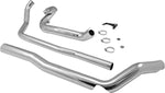 Cobra True Dual Header Pipes For Harley Davidson FLHR 1340 1995-1998 - Chrome