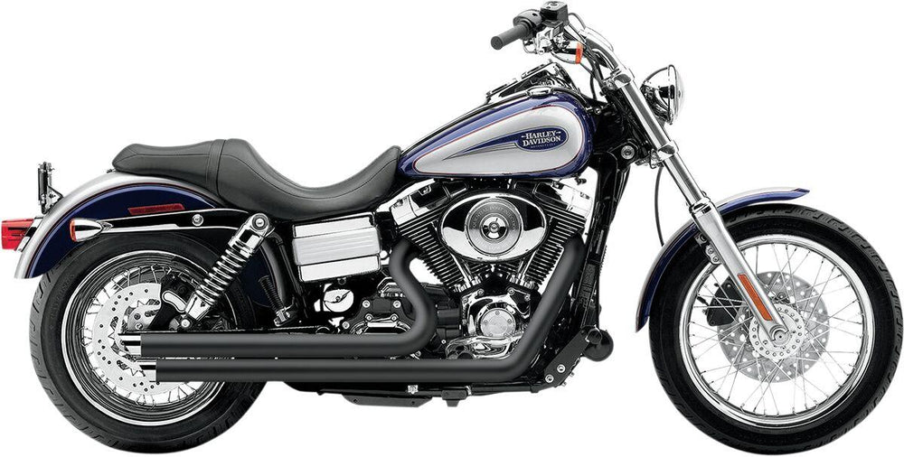 Cobra Speedster Slashdown Exhaust System - Harley Davidson FXDWG 1690 2013-2017 - Black