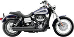 Cobra Speedster Slashdown Exhaust System - Harley Davidson FXDWG 1690 2013-2017 - Black