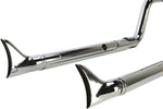 Cobra Bad Hombre Dual Exhaust System For Harley Davidson FXSTC1584 2007-2009 - Chrome