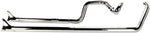 Cobra Bad Hombre Dual Exhaust System For Harley Davidson FXSTC1584 2007-2009 - Chrome