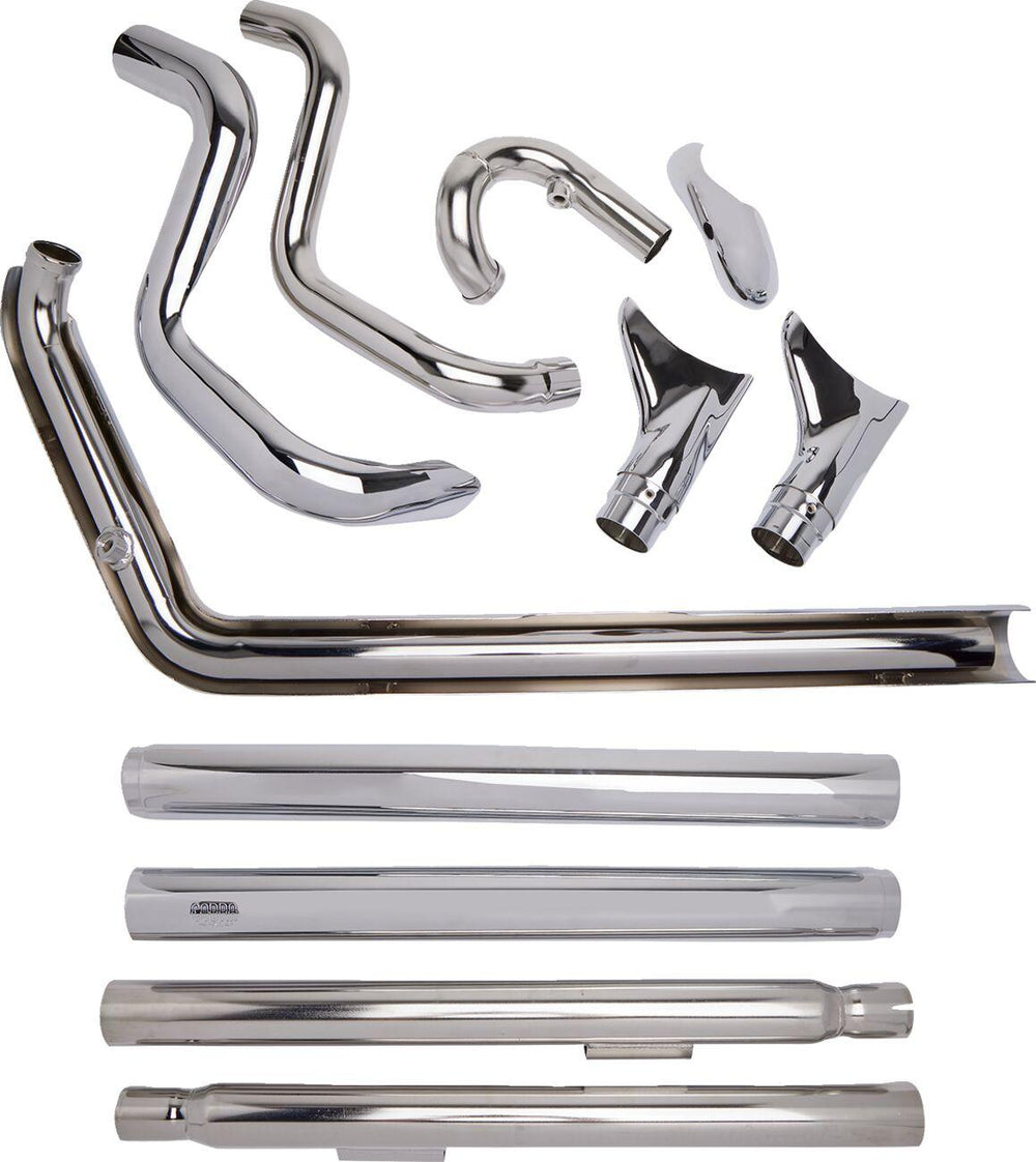 Cobra Bad Hombre Dual Exhaust System For Harley Davidson FXS 1690 2013 - Chrome