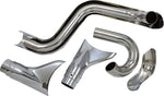 Cobra Bad Hombre Dual Exhaust System For Harley Davidson FXSTSI 1450 EFI 2004-2006 - Chrome