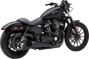 Cobra El Diablo 2:1 Exhaust System For Harley Davidson XL1200C 2014-2020 - Black