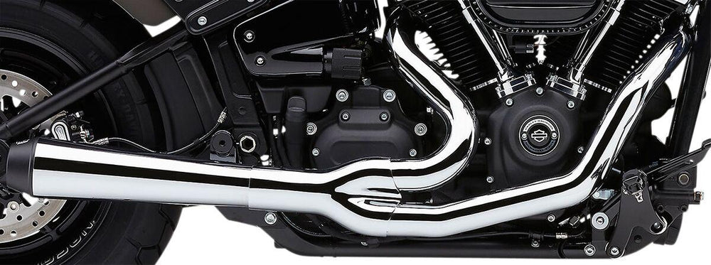 Cobra El Diablo 2:1 Exhaust System For Harley Davidson FXBRS 1868 2018-2020 - Chrome