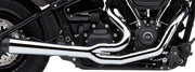 Cobra El Diablo 2:1 Exhaust System For Harley Davidson FXBRS 1868 2018-2020 - Chrome