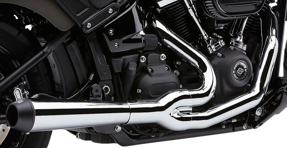 Cobra El Diablo 2:1 Exhaust System For Harley Davidson FXBRS 1868 2018-2020 - Chrome