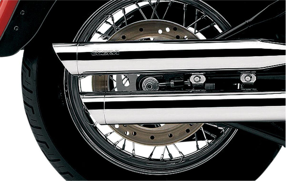 Cobra 3" Silencers For Harley Davidson FLSTF 1450 2000-2006 - Chrome