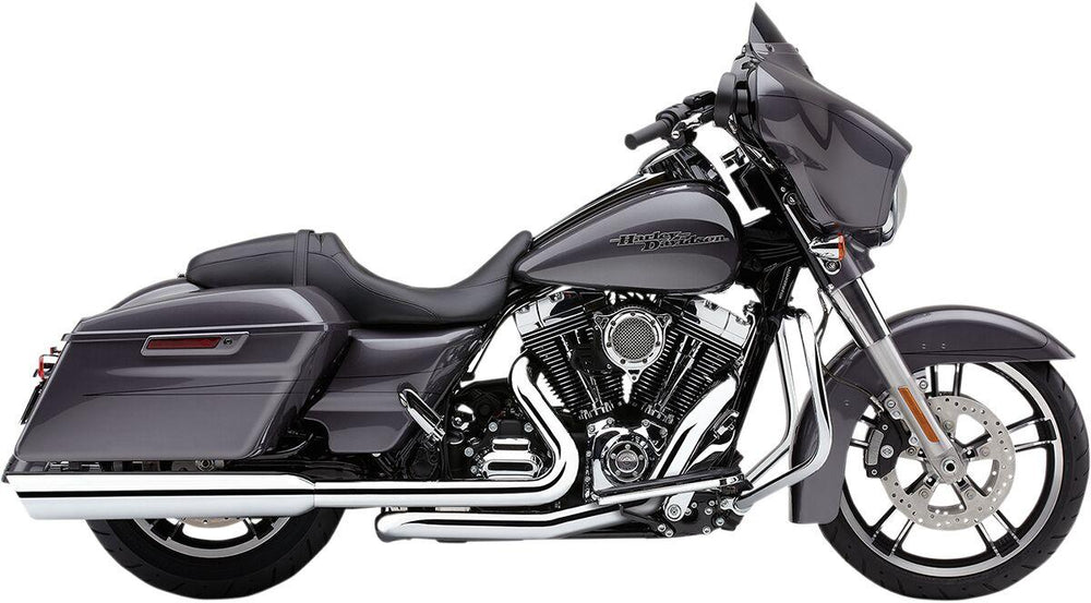 Cobra 909 Twins  Silencers - Harley Davidson FLTRX1690 Road Glide 2011-2016 - Chrome