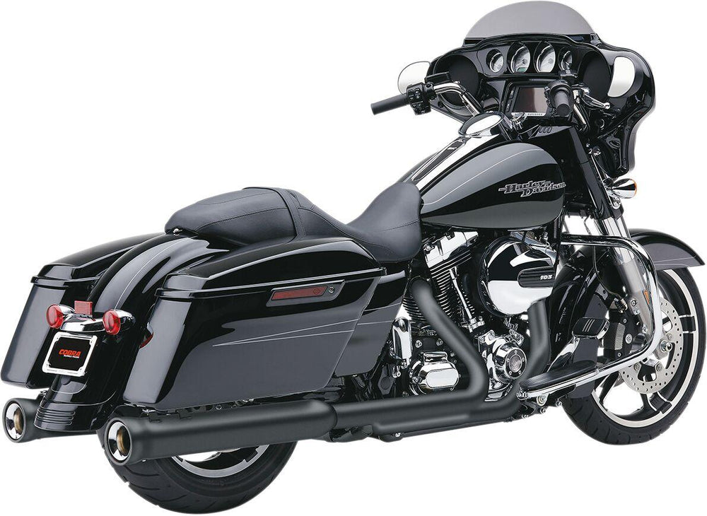 Cobra Neighbor Hater  Silencers For Harley Davidson FLTRXS 1868 2019-2023 - Raven Black