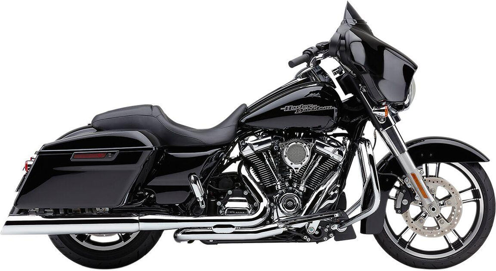 Cobra 909 Uppercut Silencers For Harley Davidson FLHR 1340 1995-1998 - Chrome