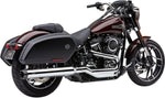 Cobra Neighbor Hater Dual Cut  Silencer For Harley Davidson FLSB 1750 2018-2020 - Chrome