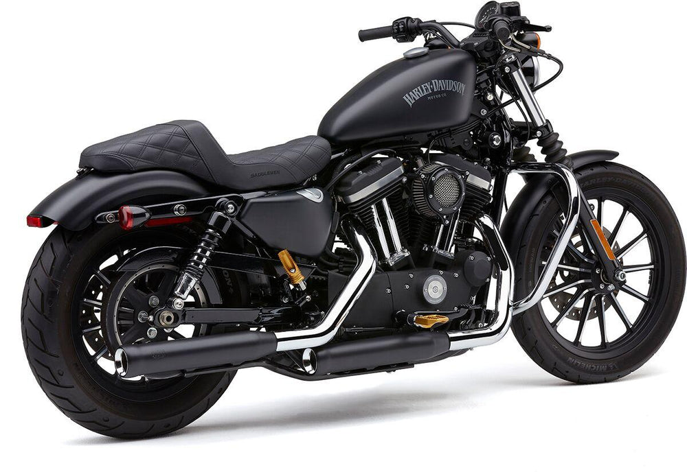 Cobra Neighbor Hater  Silencers - Harley Davidson XL 883 R Roadster 2014-2015 - Black