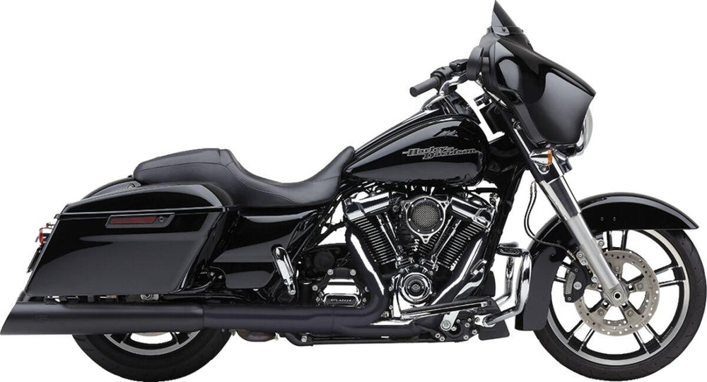 Cobra Gen 2 NH Series Upper Cut Silencers For Harley Davidson FLTRXST 1923 2022-2023 - Black/Raven Black