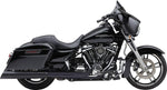 Cobra Gen 2 NH Series Upper Cut Silencers For Harley Davidson FLTRXST 1923 2022-2023 - Black/Raven Black