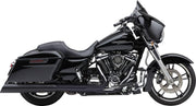 Cobra Gen 2 NH Series Upper Cut Silencers For Harley Davidson FLTRXST 1923 2022-2023 - Black/Raven Black