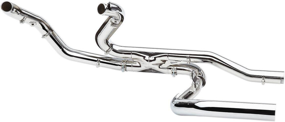 Cobra Pro Chamber Header Pipes For Harley Davidson FLTRT 1868 2023-2024 - Chrome