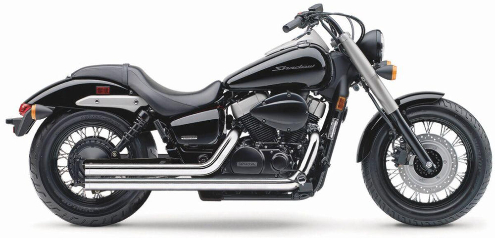 Cobra Streetrod Straight Cut Exhaust System - Honda VT 750 DC 2000-2003 - Chrome