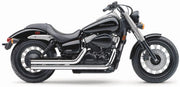 Cobra Streetrod Straight Cut Exhaust System - Honda VT 750 DC 2000-2003 - Chrome