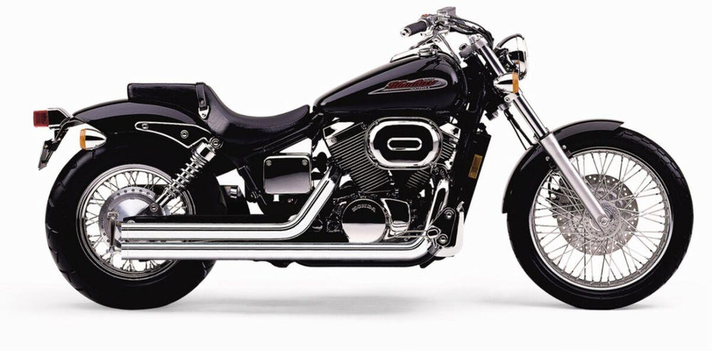 Cobra Streetrod Straight Cut Exhaust System - Honda VT 750 DC 2000-2003 - Chrome