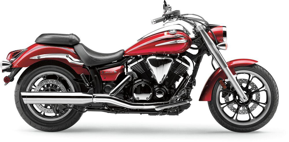 Cobra Scalloped Tip  Silencer - Yamaha XVS 950 CT V Star Tourer 2009-2017 - Chrome