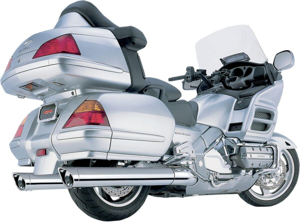 Cobra 4"  Silencers - Honda GL 1800 2001-2011 - Chrome