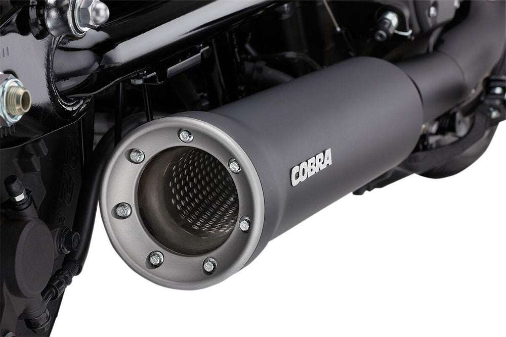 Cobra 4" Silencer For Yamaha XV 950 2014 - Black
