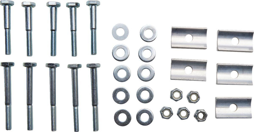 Cobra 2-up Tour Pack Mount - Harley Davidson FLTRI 1450 EFI Road Glide 1999-2006 - Chrome/Silver