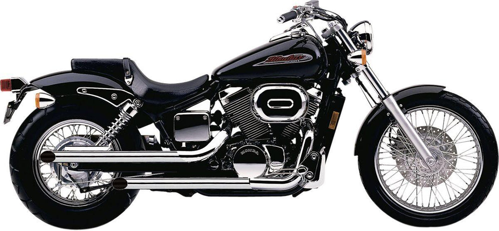 Cobra Drag Pipes Exhaust System For Honda VT 750 DC 2000-2007 - Chrome