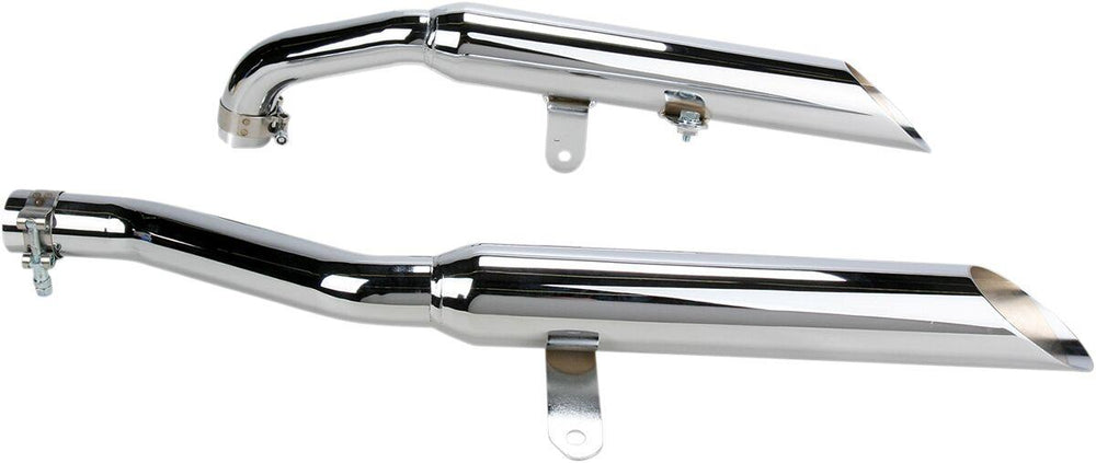 Cobra Complete  Silencer for Metric Cruisers For Yamaha XV 750 1992-1997 - Chrome