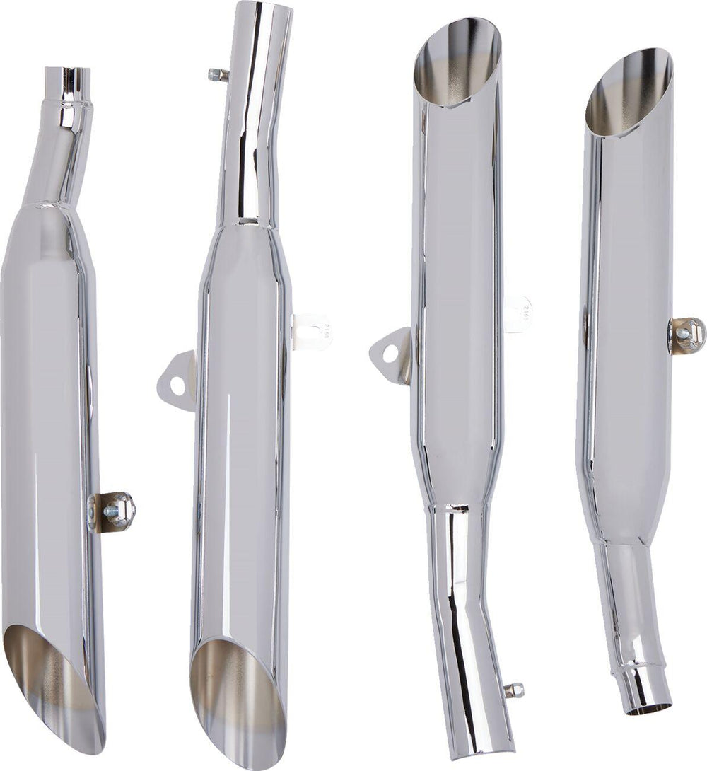 Cobra Complete  Silencer for Metric Cruisers For Yamaha VMX-12 1200 1987-2002 - Chrome