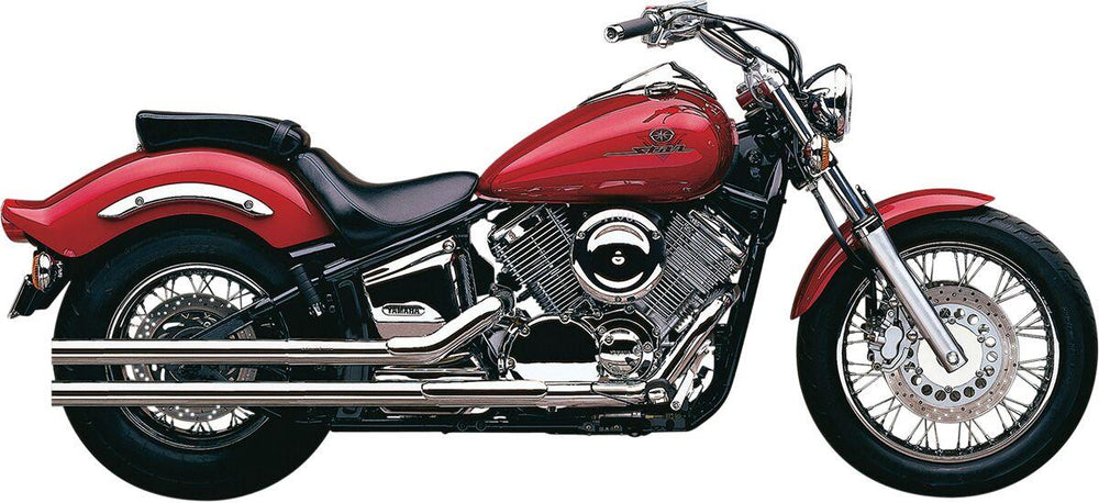 Cobra Lo-Boy Shotgun Exhaust System For Yamaha XVS 1100 1999-2009 - Chrome