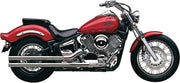 Cobra Lo-Boy Shotgun Exhaust System For Yamaha XVS 1100 1999-2009 - Chrome