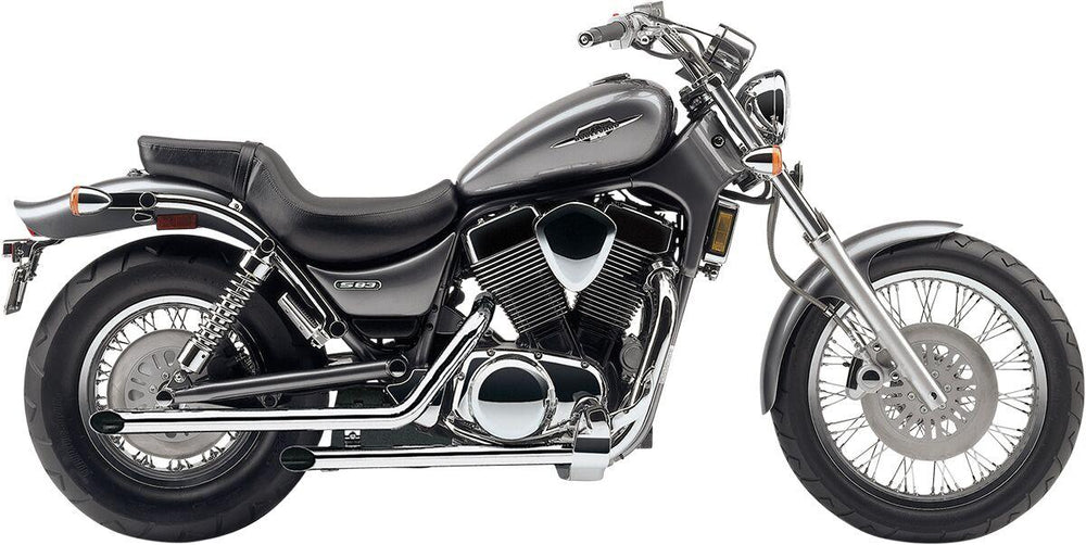Cobra Drag Pipes Exhaust System For Suzuki VS 1400 GLP 1987-2003 - Chrome