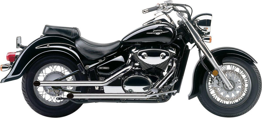 Cobra Drag Pipes Exhaust System - Suzuki VZ 800 2005-2008 - Chrome