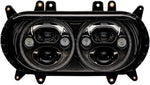 Custom Dynamics TruBeam LED Headlamp For Harley Davidson FLTRK 1868 2020-2024 Black Chrome Clear