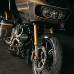 Custom Dynamics TruBeam LED Headlamp For Harley Davidson FLTRK 1868 2020-2024 Black Chrome Clear