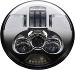 Custom Dynamics 7" ProBeam LED Headlamp For Harley Davidson FLD 1690 2012-2013 Chrome