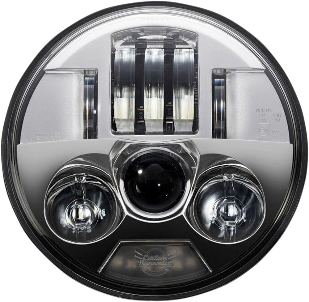 Custom Dynamics 5.75" ProBeam LED Headlamp For Harley Davidson FLSTSB 1584 2008-2011 Chrome