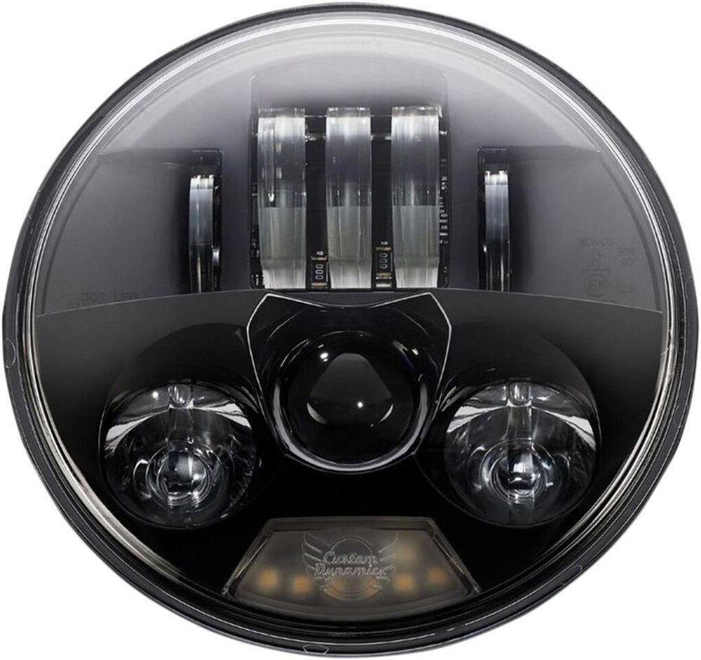 Custom Dynamics 5.75" ProBeam LED Headlamp For Harley Davidson FLSTSB 1584 2008-2011 Black