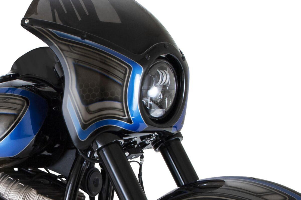 Custom Dynamics 5.75" ProBeam LED Headlamp For Harley Davidson FLSTSB 1584 2008-2011 Black