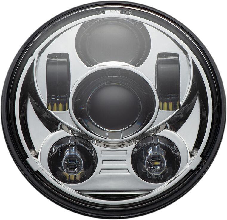 Custom Dynamics 5.75" LED Headlamp For Harley Davidson FLSTSB 1584 2008-2011 Chrome Clear