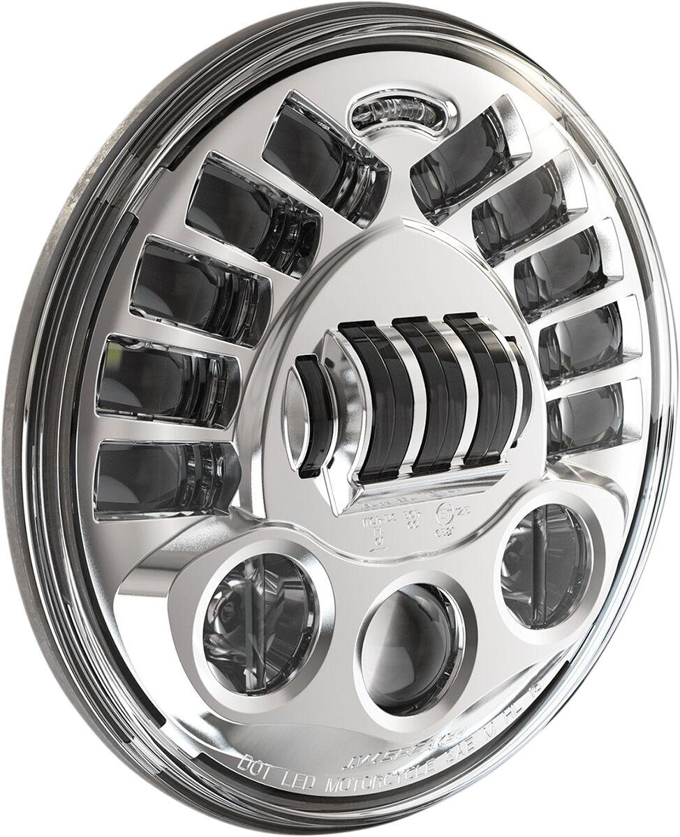 Custom Dynamics ProBeam Adaptive Headlamp For Harley Davidson FLSTSB 1584 2008-2011 Chrome Clear