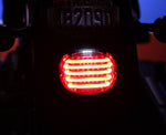 Custom Dynamics ProBeam Low-Profile LED Taillight Kit With Top Tag Light For Harley Davidson FLD 1690 2012-2013 Red