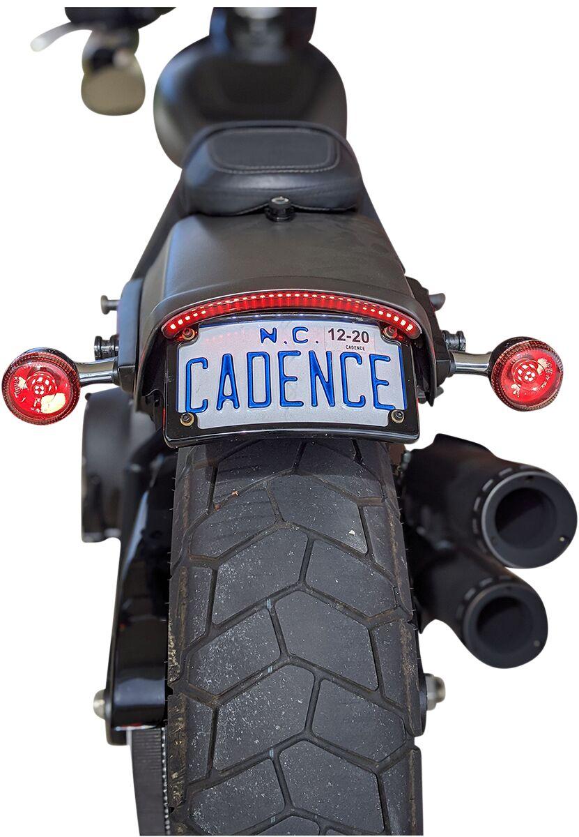 Custom Dynamics Integrated Taillight with Turn Signals For Harley Davidson FXFB 1750 2018-2019 Red