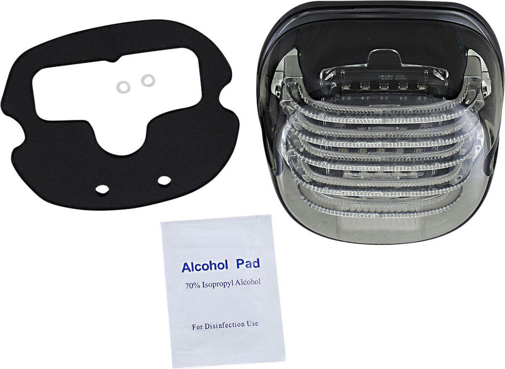 Custom Dynamics ProBeam Low Profile LED Taillight with Bottom Window For Harley Davidson FLD 1690 2012-2013 Rear Smoke