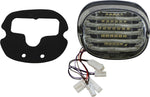 Custom Dynamics ProBeam Integrated Low Profile LED Taillights with Auxiliary Turn Signals For Harley Davidson FLD 1690 2012-2013 Rear Smoke