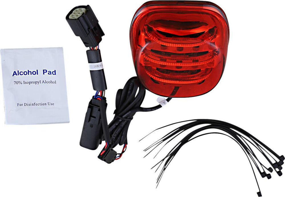 Custom Dynamics ProBeam Add on Mini Taillight For Harley Davidson FLHX 1584 2010-2011 Rear Red